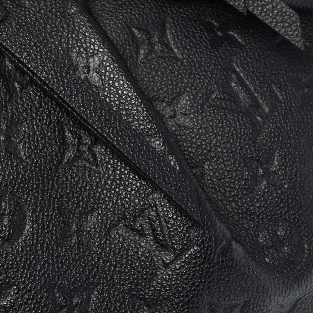 Louis Vuitton Black Monogram Empreinte Leather Mazarine MM Bag – STYLISHTOP
