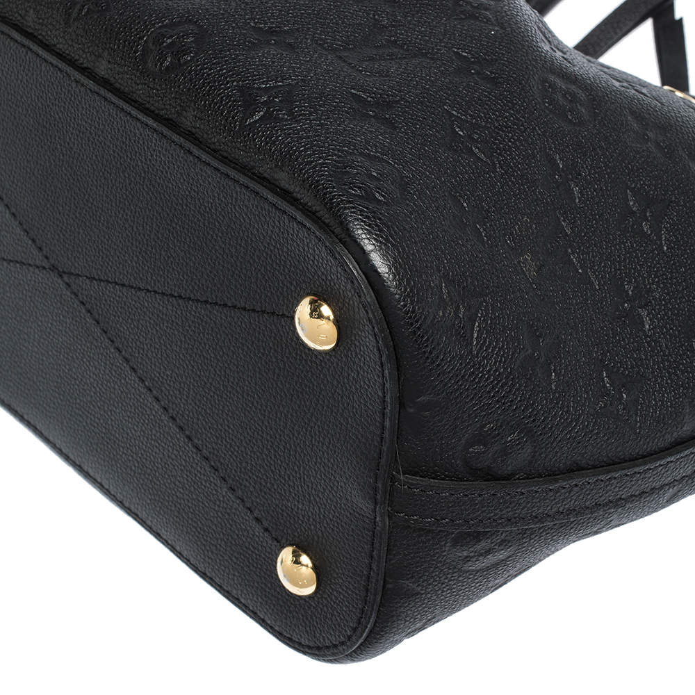 Louis Vuitton Mazarine MM Empreinte Leather Noir Black ref.144072