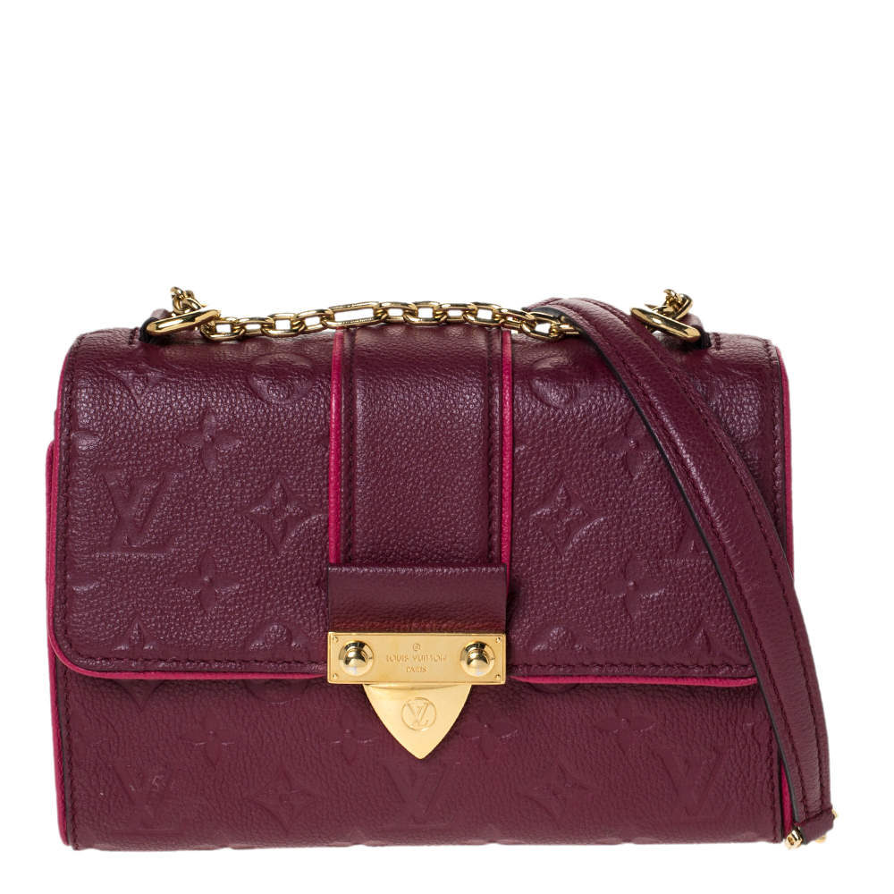 Pre Owned Louis Vuitton Aurore Monogram Empreinte Leather Saint Sulpice Bag