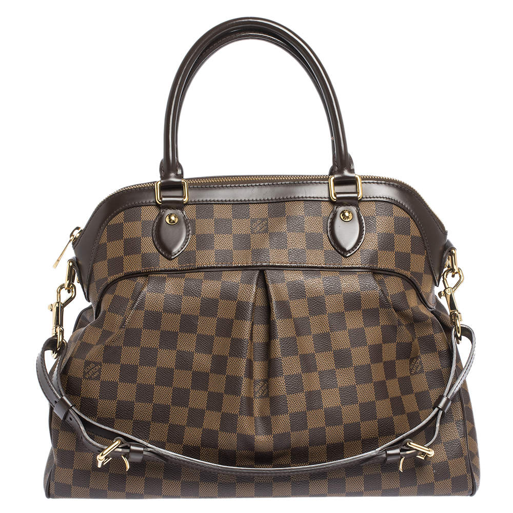 Pre Owned Louis Vuitton Damier Ebene Canvas Trevi GM Bag