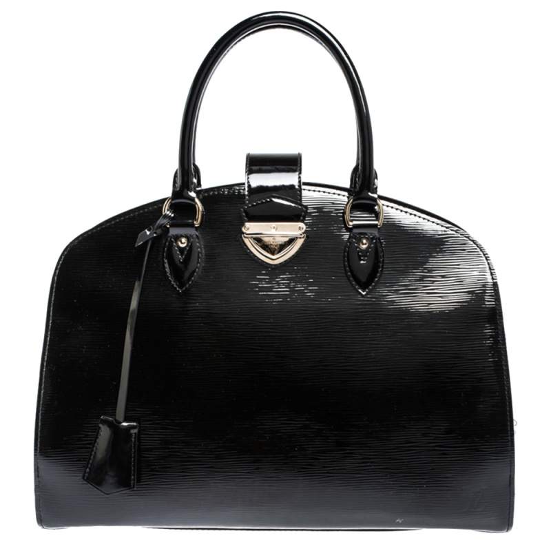 Pre Owned Louis Vuitton Black Electric Epi Leather Pont Neuf GM Bag