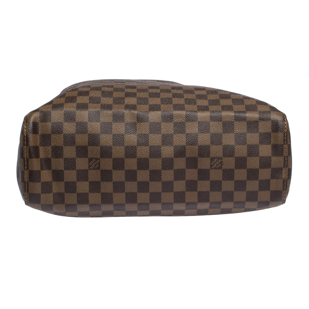 Portobello cloth handbag Louis Vuitton Brown in Cloth - 32942653