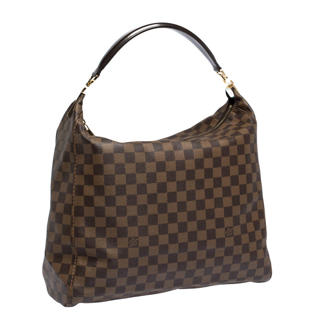 Portobello cloth crossbody bag Louis Vuitton Brown in Cloth - 16107776