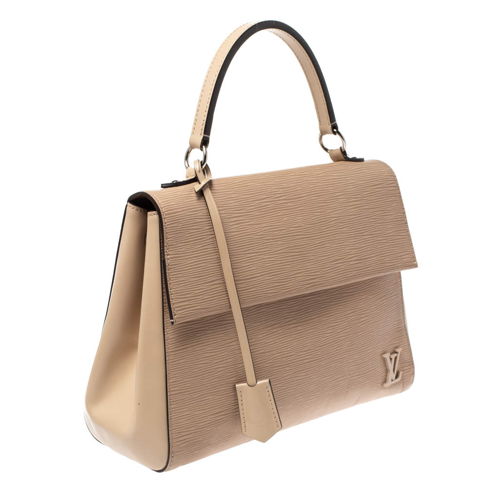 Louis Vuitton Naturel Epi Leather Cluny MM Top Handle Bag Louis