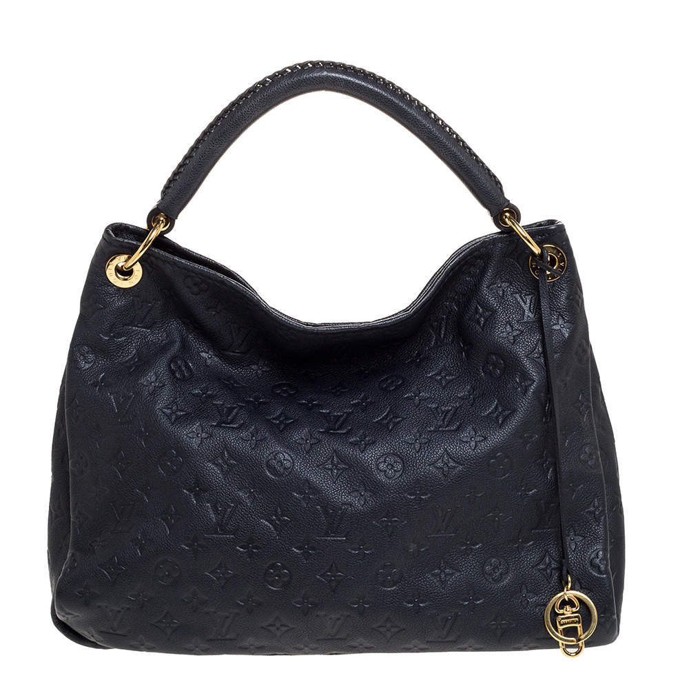 Louis Vuitton Bleu Infini Monogram Empreinte Leather Artsy MM Bag Louis ...