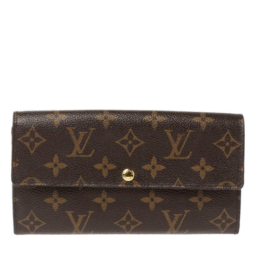 Louis Vuitton Monogram Canvas Flap Continental Wallet Louis Vuitton