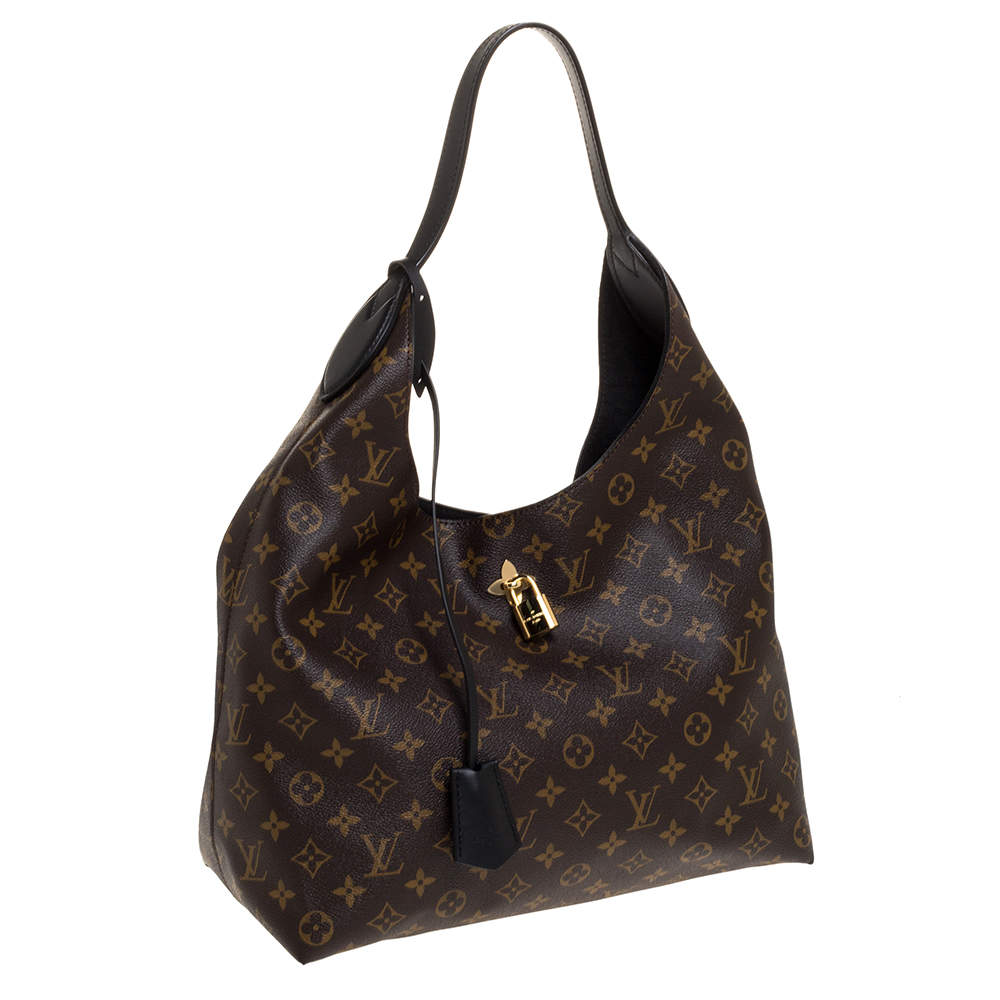 Louis Vuitton Monogram Flower Hobo Bag Brown Cloth ref.734556 - Joli Closet
