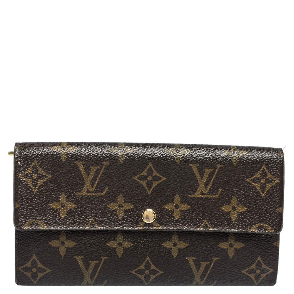 Pre Owned محفظة لوي فيتون كونتيننتال قلاب كانقا مونوغرامي