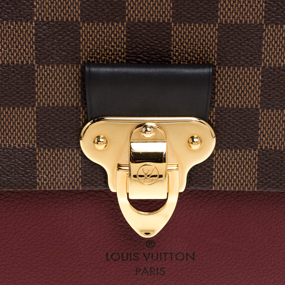 Louis Vuitton Brown, Pattern Print Damier Ebene Vavin PM