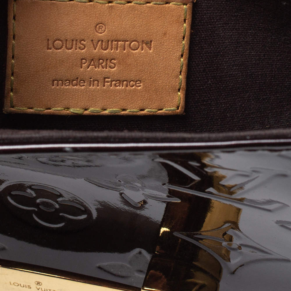 Louis Vuitton Red Monogram Vernis Bellflower PM Leather ref.846092 - Joli  Closet