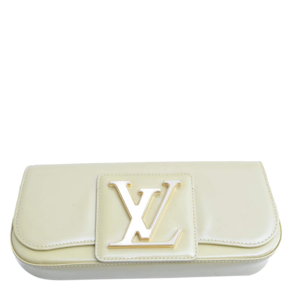 Louis Vuitton Beige Vernis Leather Sobe Clutch Bag Louis Vuitton | TLC