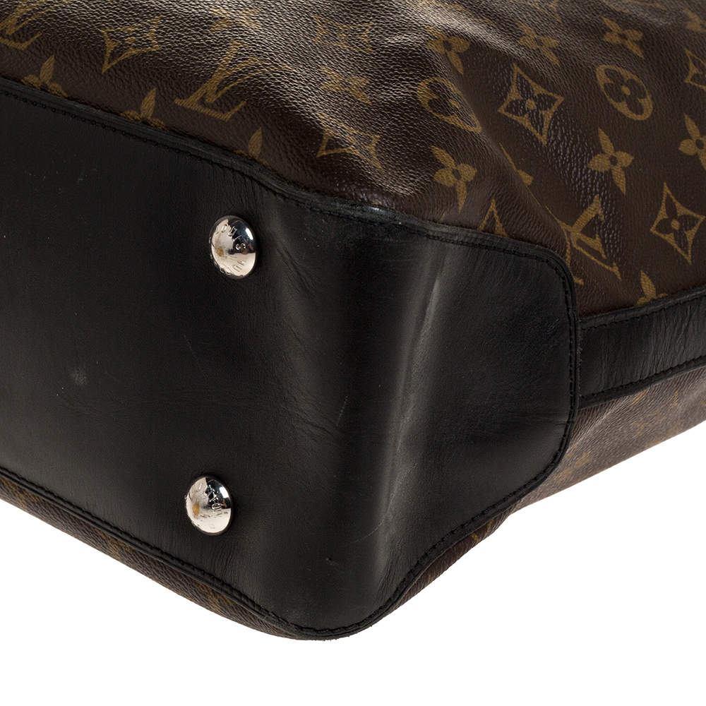 Louis Vuitton Monogram Macassar Davis Tote - Black Totes, Bags - LOU36885
