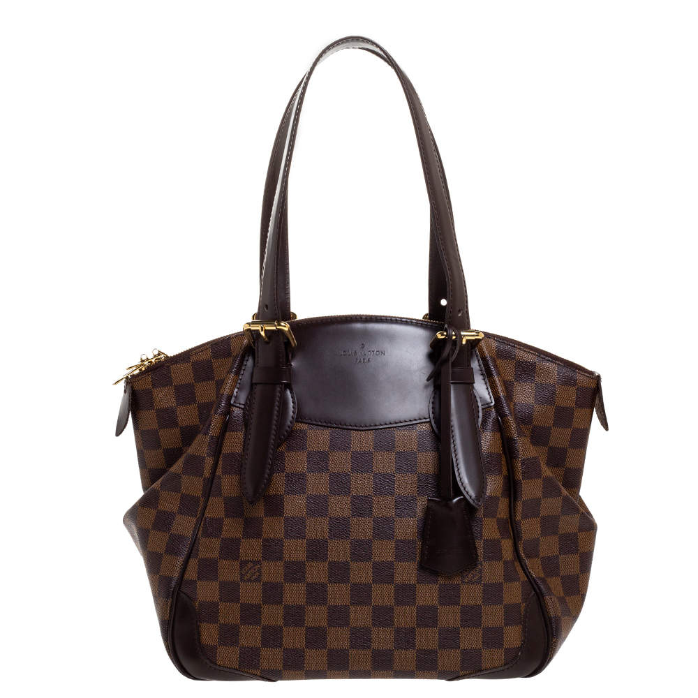Pre Owned Louis Vuitton Damier Ebene Canvas Verona MM Bag