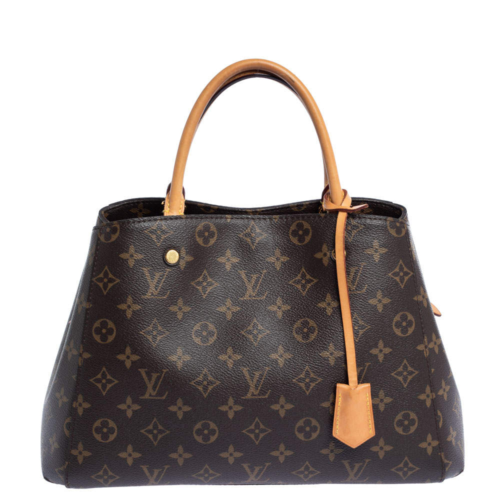 Pre Owned Louis Vuitton Monogram Canvas Montaigne MM Bag
