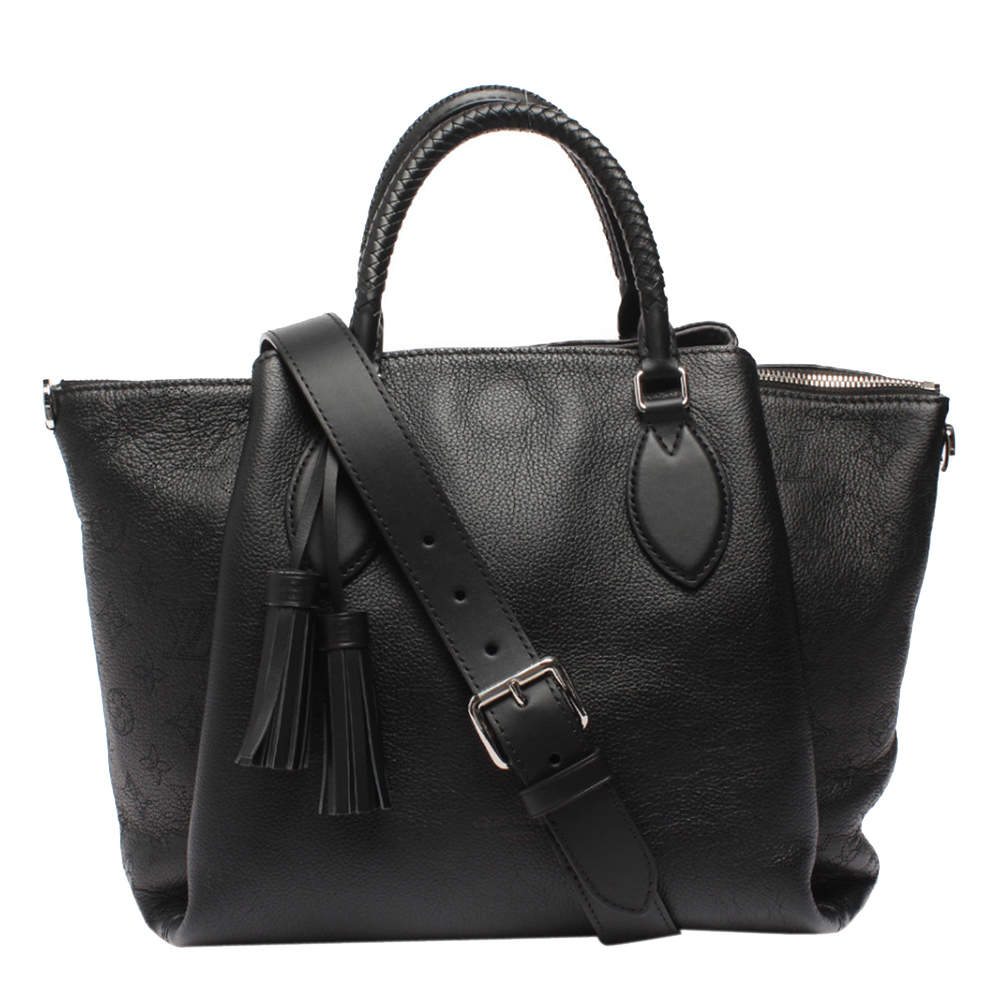 Louis Vuitton Black Mahina Leather Haumea Bag Louis Vuitton | TLC