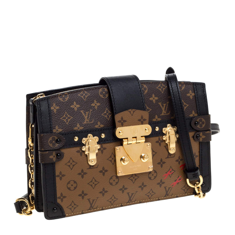 Louis Vuitton Reverse Monogram Trunk Clutch - Brown Crossbody Bags, Handbags  - LOU745973