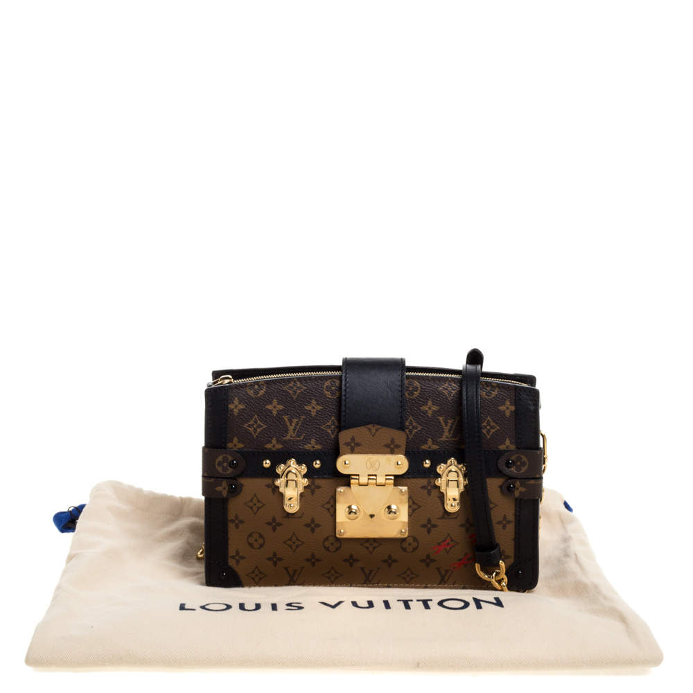 Louis Vuitton Trunk Clutch Reverse Monogram Canvas Brown 22175425