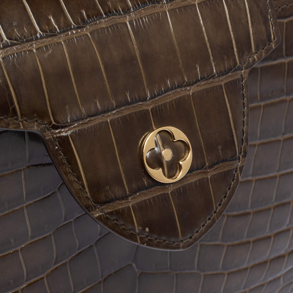 Louis Vuitton Capucines Bb In Crocodile Brillant