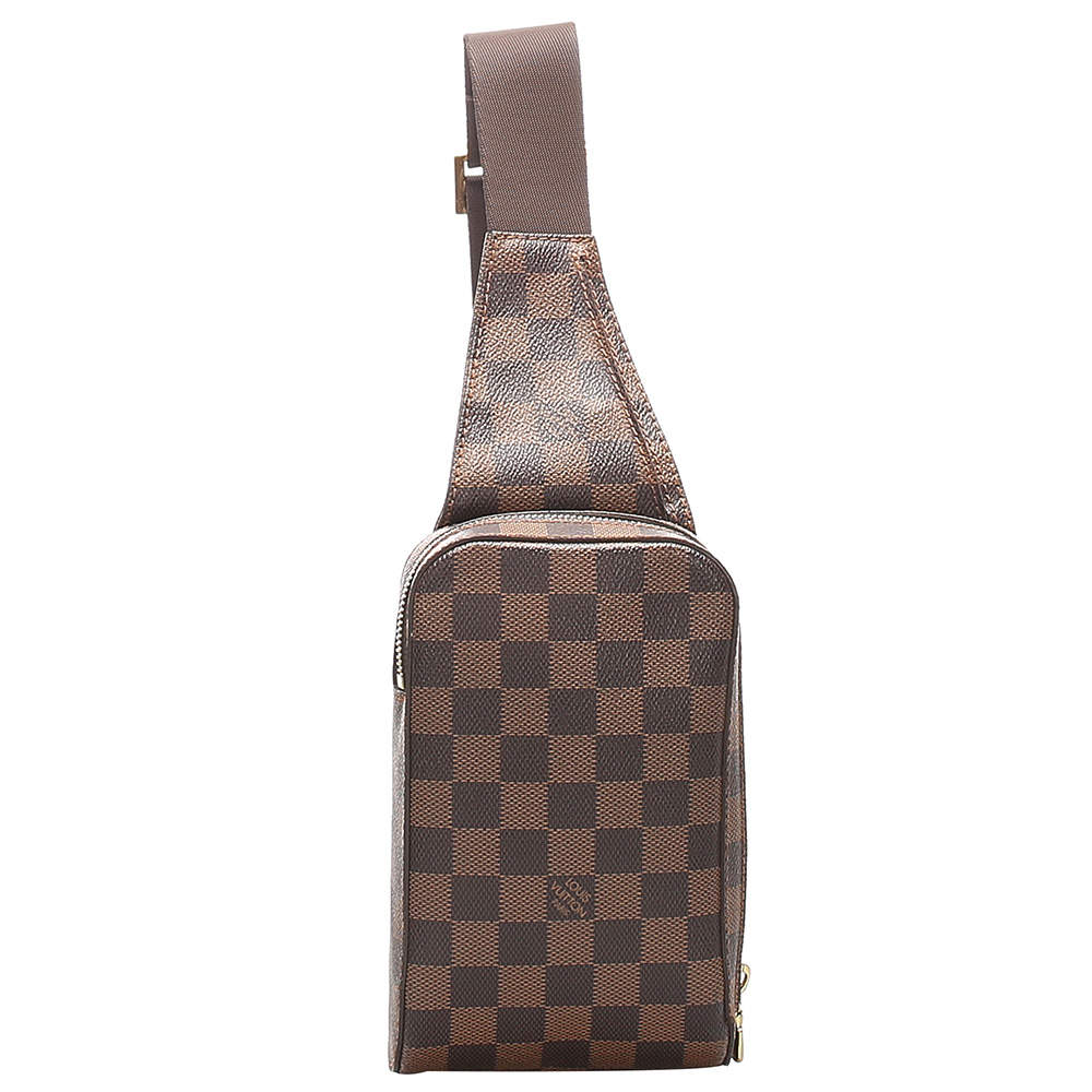 Louis Vuitton Damier Ebene Canvas Geronimos Waist Bag Louis Vuitton | TLC