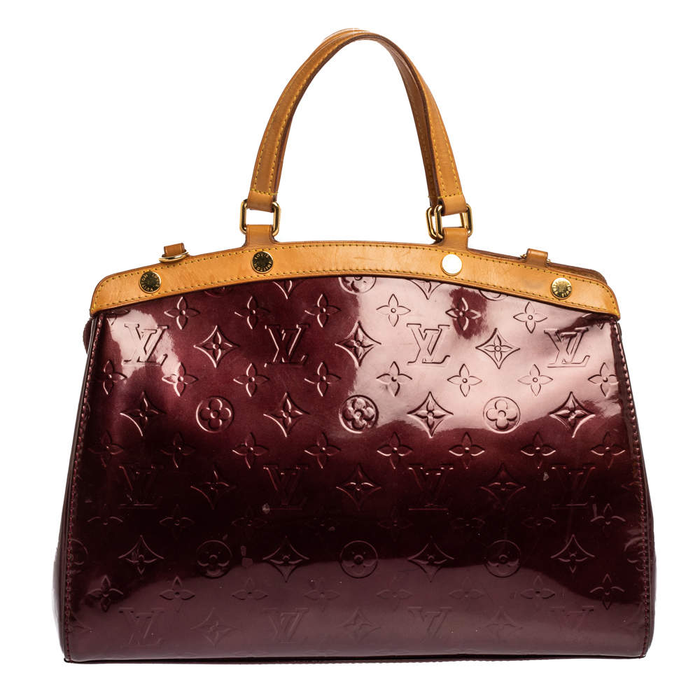 Louis Vuitton Rouge Fauviste Monogram Vernis Brea MM Bag – The Closet