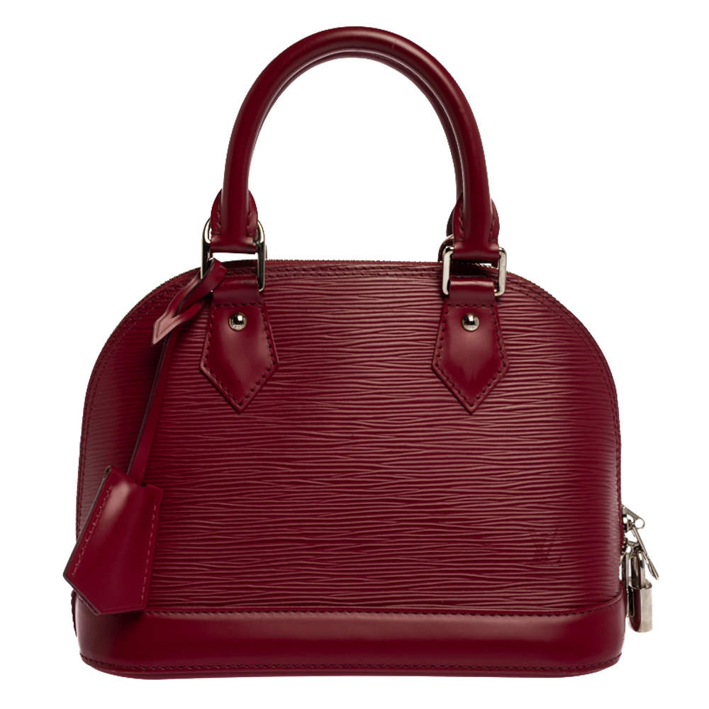 مملوكة مسبقًا Louis Vuitton Fuchsia Epi Leather Alma BB Bag