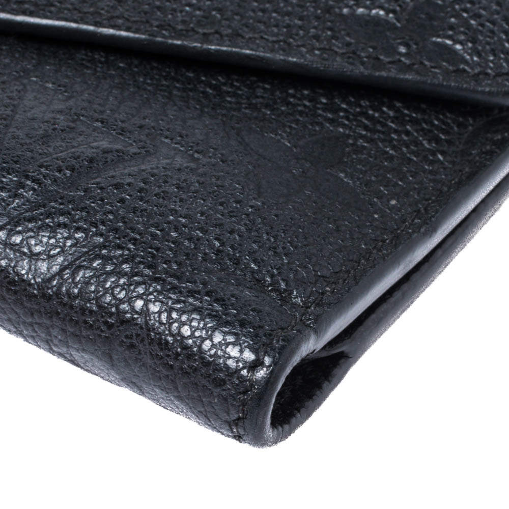 Victorine leather wallet Louis Vuitton Black in Leather - 33569339