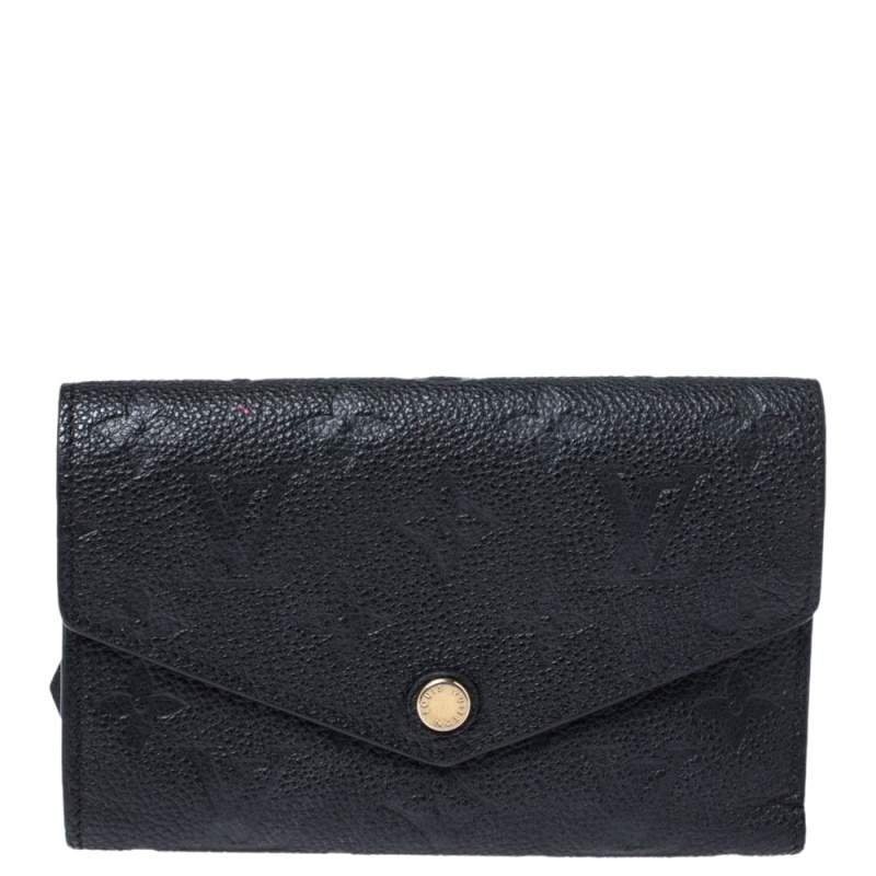 Louis Vuitton Black Monogram Empreinte Leather Victorine Wallet Louis Vuitton | TLC