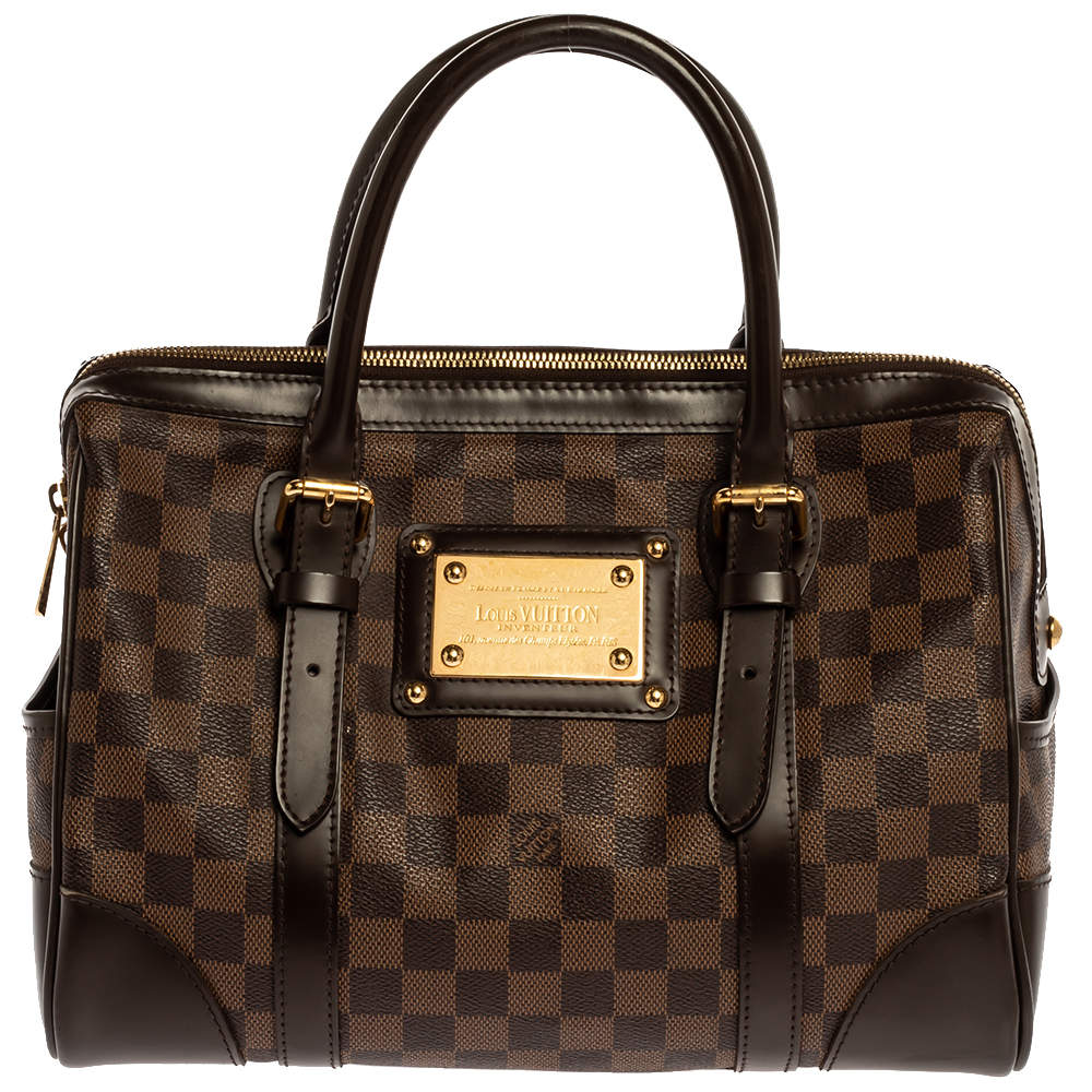 Pre Owned Louis Vuitton Damier Ebene Canvas Berkeley Bag