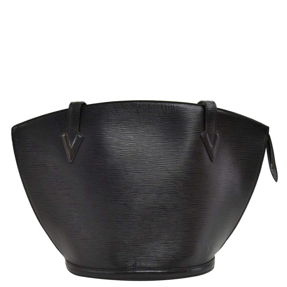 مملوكة مسبقًا Louis Vuitton Black Epi Leather Saint Jacques GM Bag