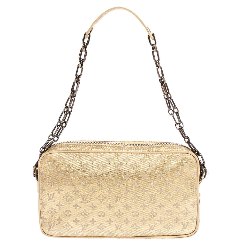 Louis Vuitton Vintage Mini Lin Shine McKenna Bag - Gold Shoulder Bags,  Handbags - LOU791202