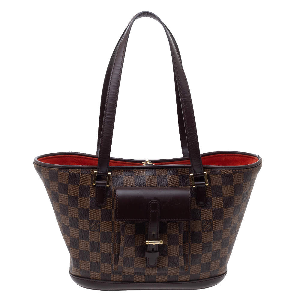 مملوكة مسبقًا حقيبة لوي فيتون مانوسك كانفاس دامييه أيبين PM