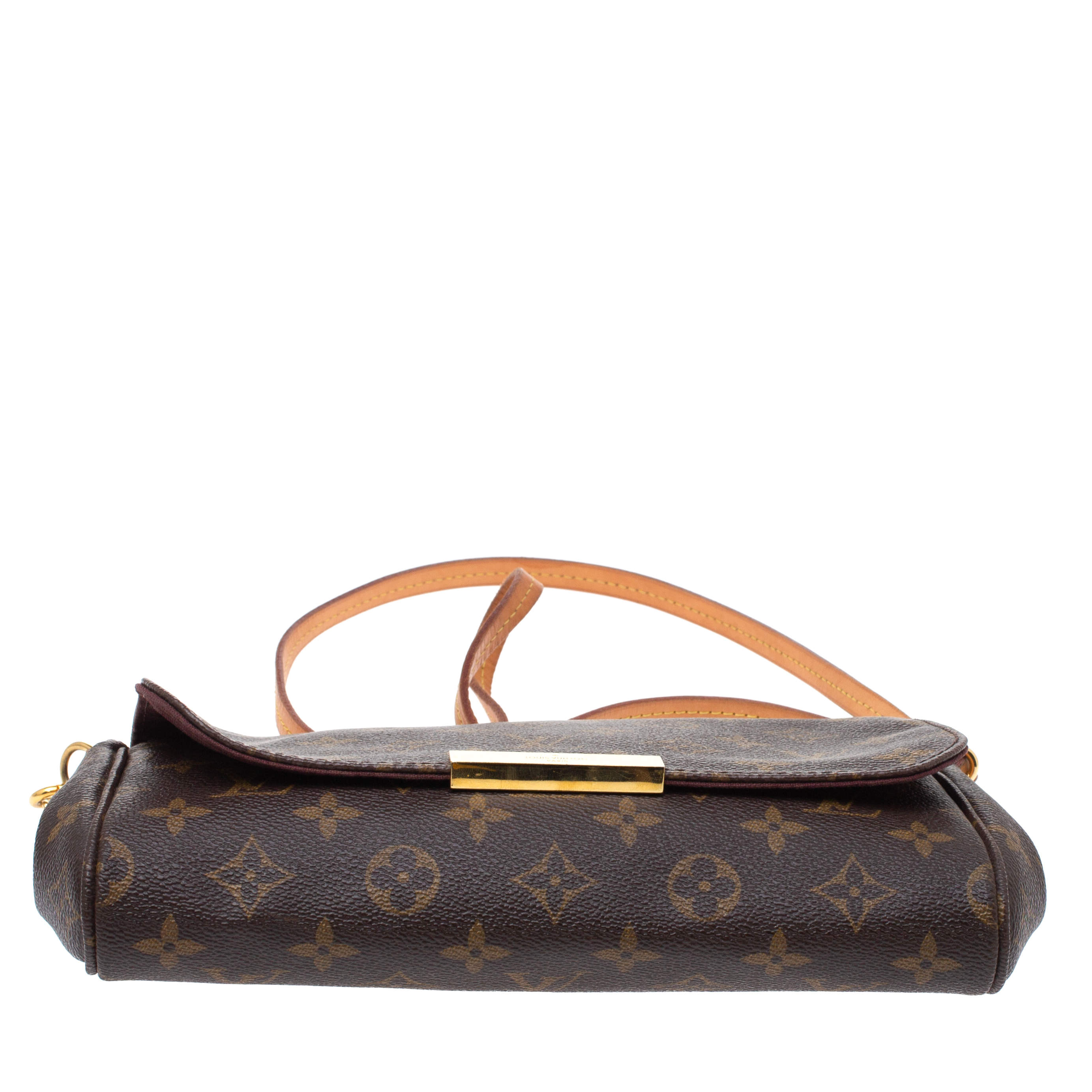 Vanity cloth crossbody bag Louis Vuitton Brown in Cloth - 35441330