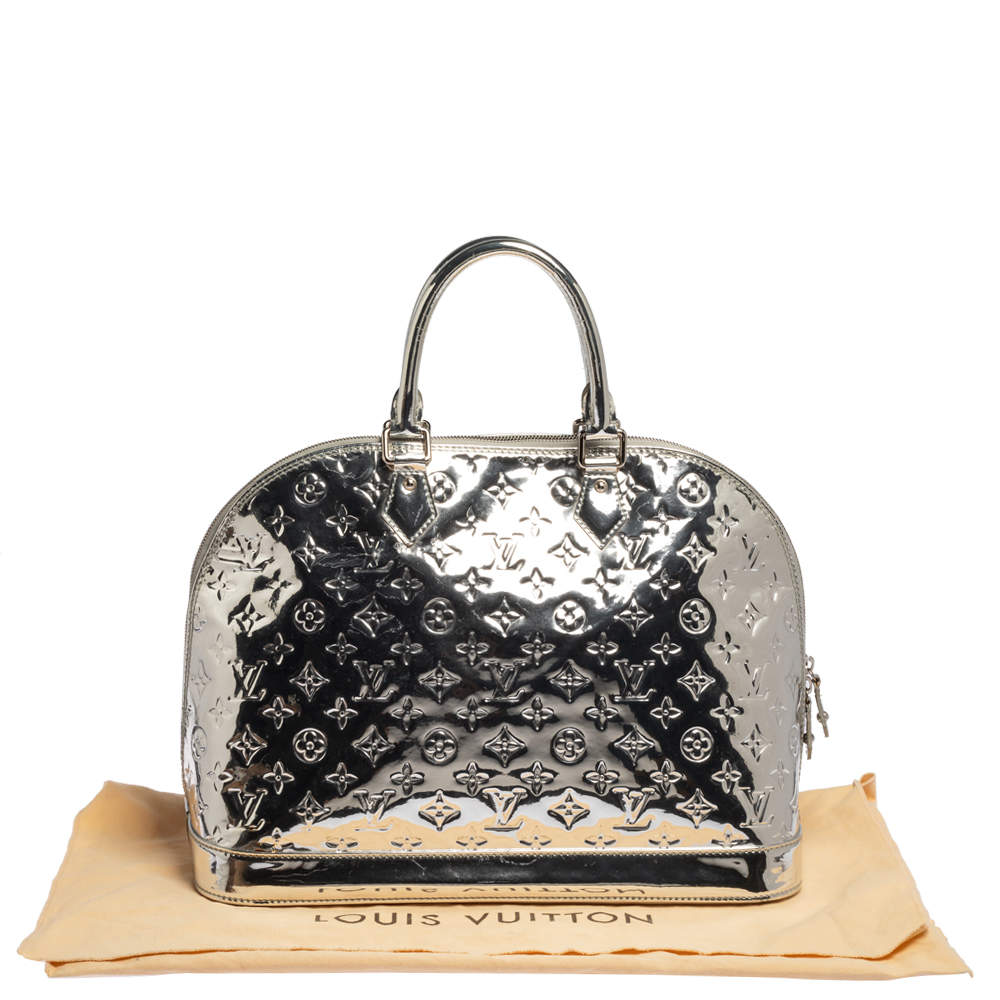 A Louis Vuitton Limited Edition Gold Monogram Miroir Alma GM Bag