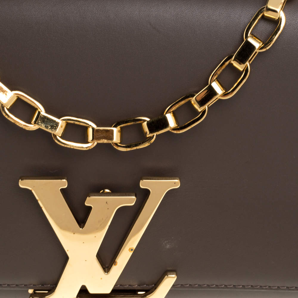 Louis Vuitton, Bags, Louis Vuitton Chain Louise In Granit Ghw