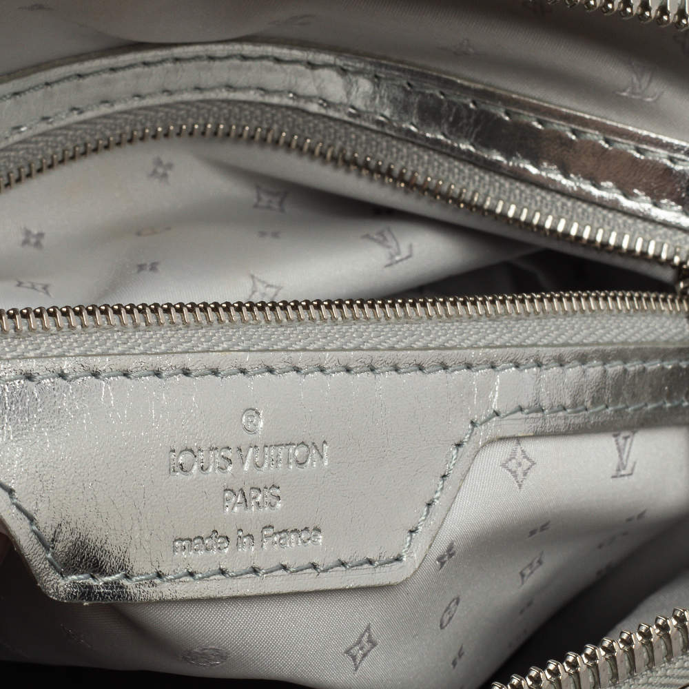 Louis Vuitton Silver Suhali Lockit PM Silvery Leather ref.776113