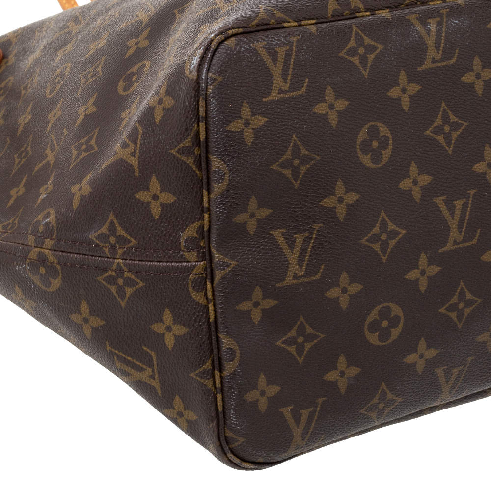 Louis Vuitton Neverfull GM Monogram with Pochette Dark brown Cloth  ref.373579 - Joli Closet