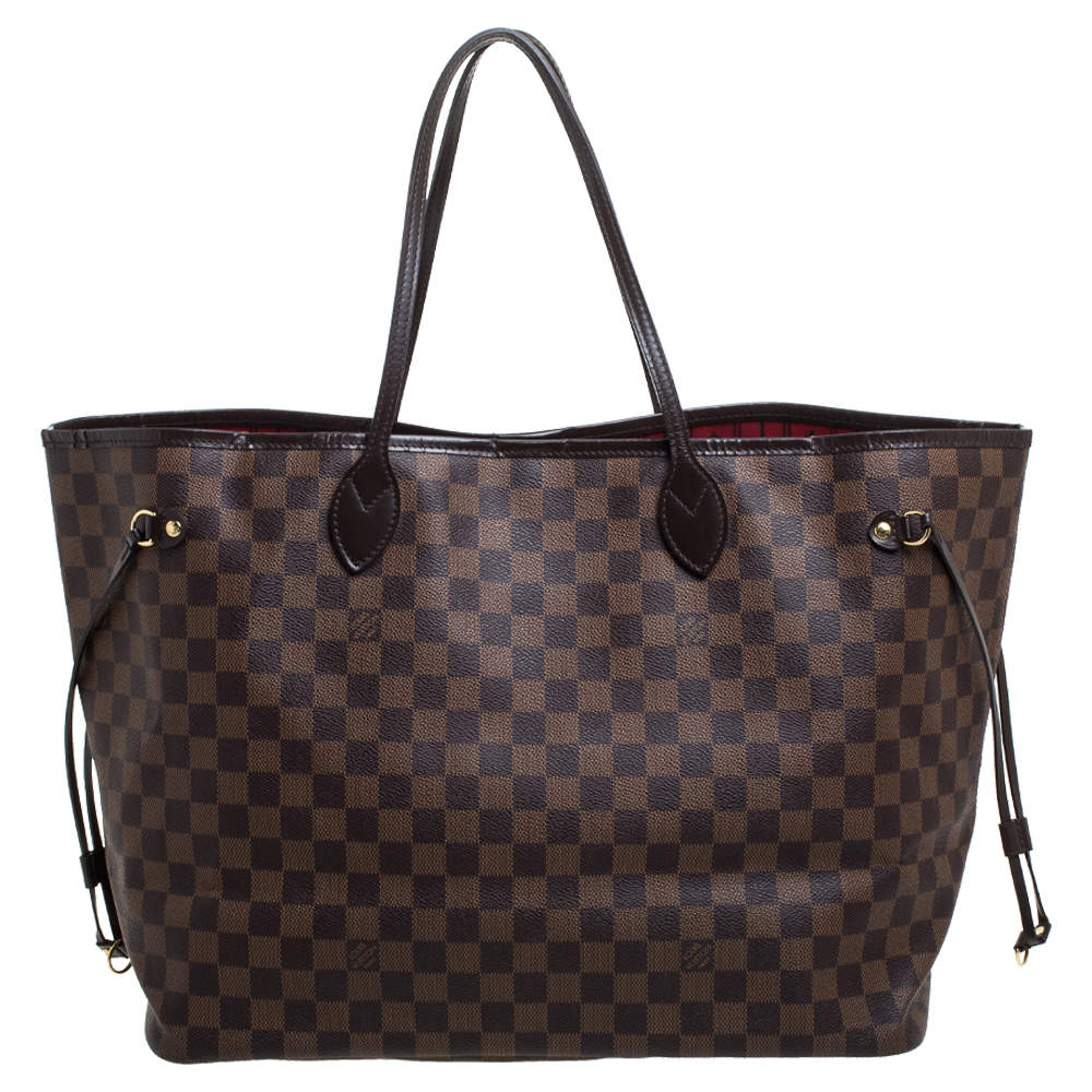 مملوكة مسبقًا Louis Vuitton Damier Ebene Canvas Neverfull GM Bag