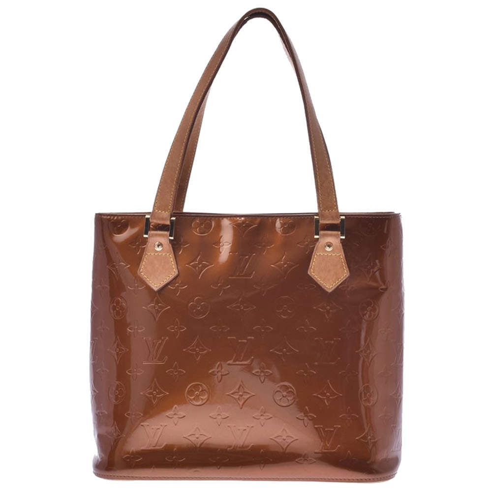 Louis Vuitton Brown Monogram Vernis Houston Bag