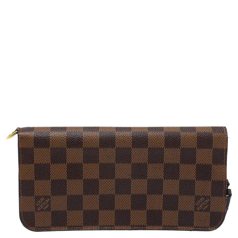 مملوكة مسبقًا Louis Vuitton Damier Ebene Canvas Insolite Wallet