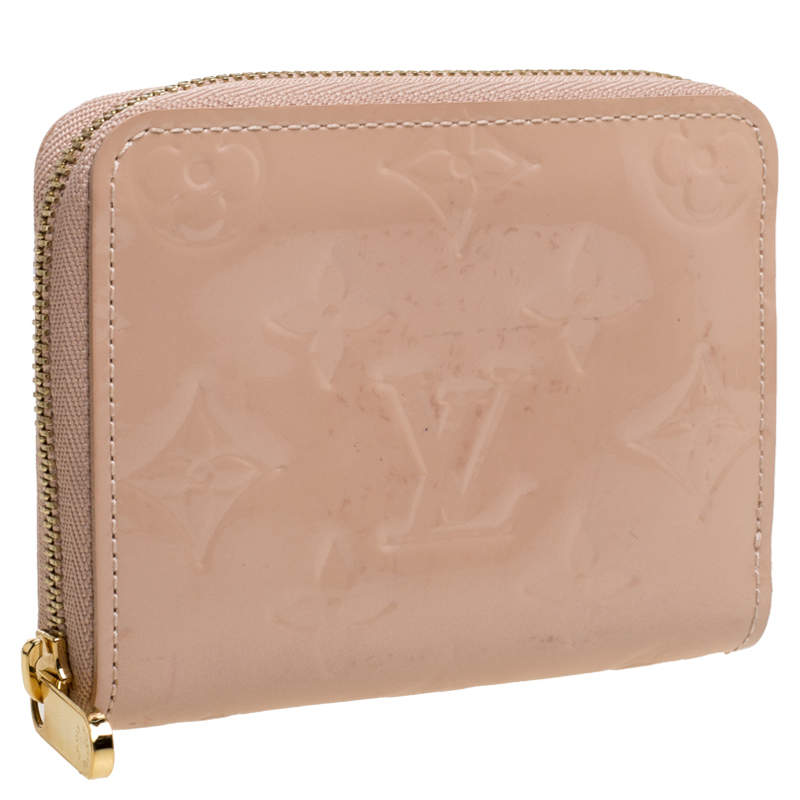 Louis Vuitton Zippy Coin Purse Monogram Vernis Rose Florentine in Patent  Leather with Gold-tone - US