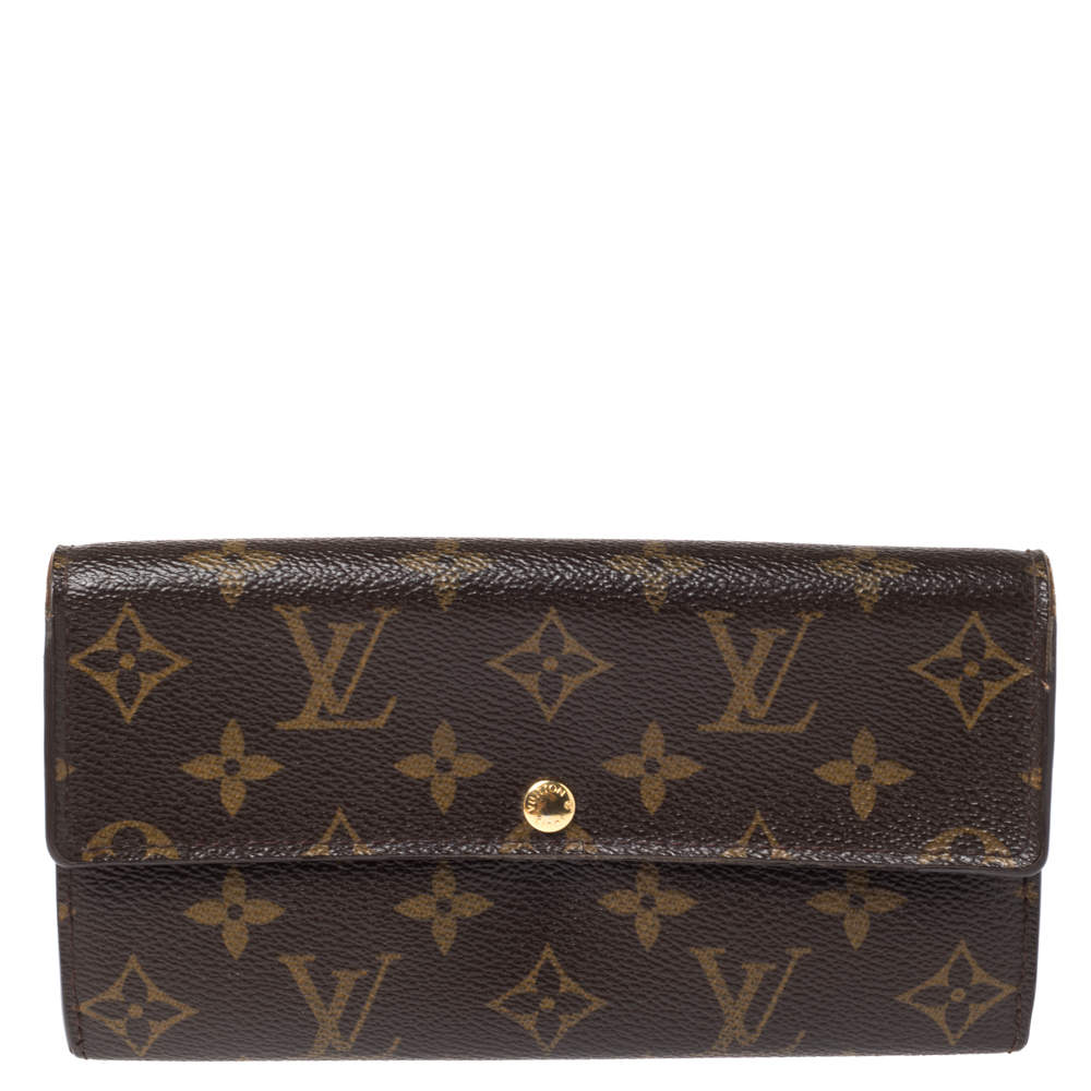 Pre Owned محفظة لوي فيتون "سارا" كانفاس مونوغرامي