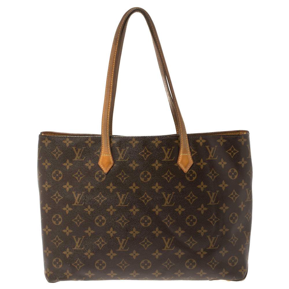 LOUIS VUITTON Monogram Canvas Wilshire MM Shoulder Bag