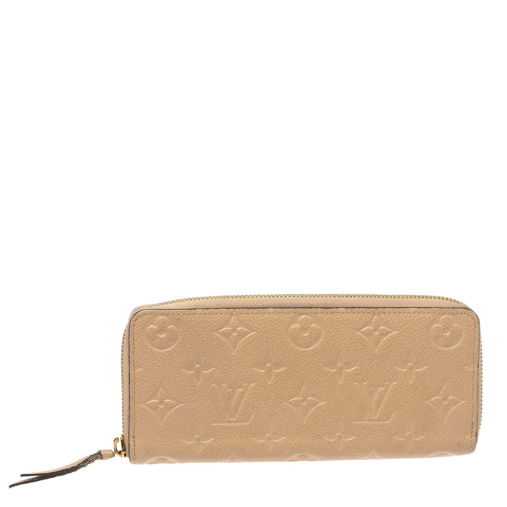 Louis Vuitton Dune Monogram Empreinte Zippy Wallet