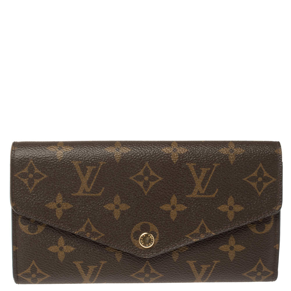 Pre Owned Louis Vuitton Monogram Canvas Sarah Wallet 