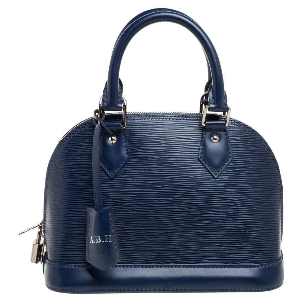 مملوكة مسبقًا حقيبة لوي فيتون ألما جلد أيبي انديغو BB