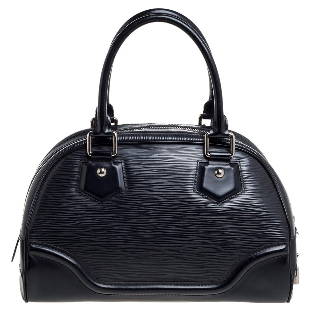 Authenticated Used LOUIS VUITTON Louis Vuitton Bowling Montaigne PM Handbag  M5932J Epi Leather Yvoire