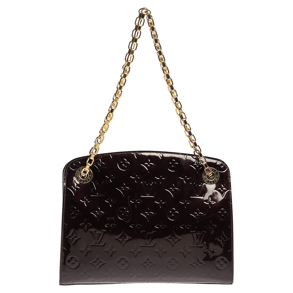 مملوكة مسبقًا Louis Vuitton Amarante Monogram Vernis Virginia MM Bag              