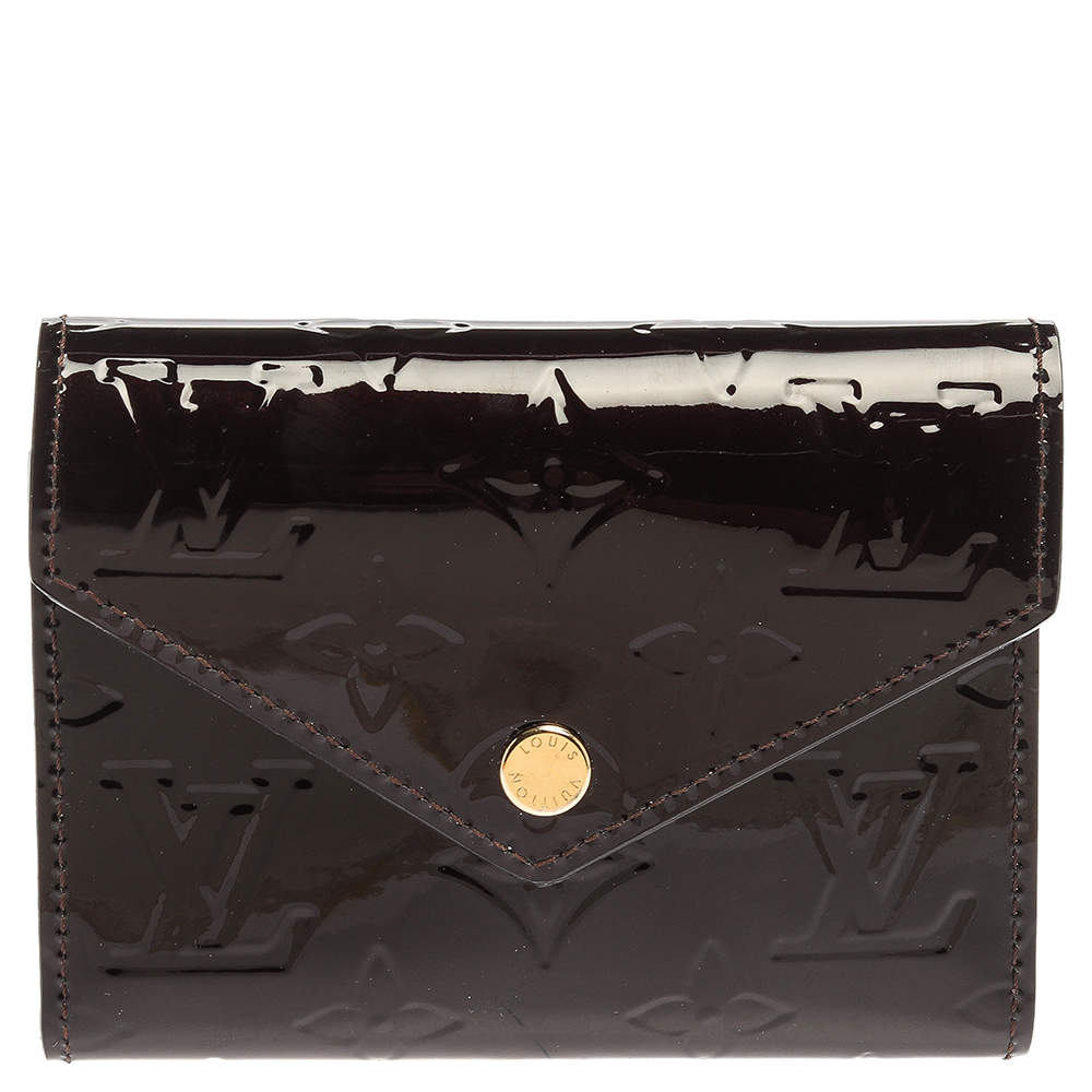 مملوكة مسبقًا محفظة لوي فيتون فيكتورين تيري دي أومبر جلد فيرنيه مونوغرامي