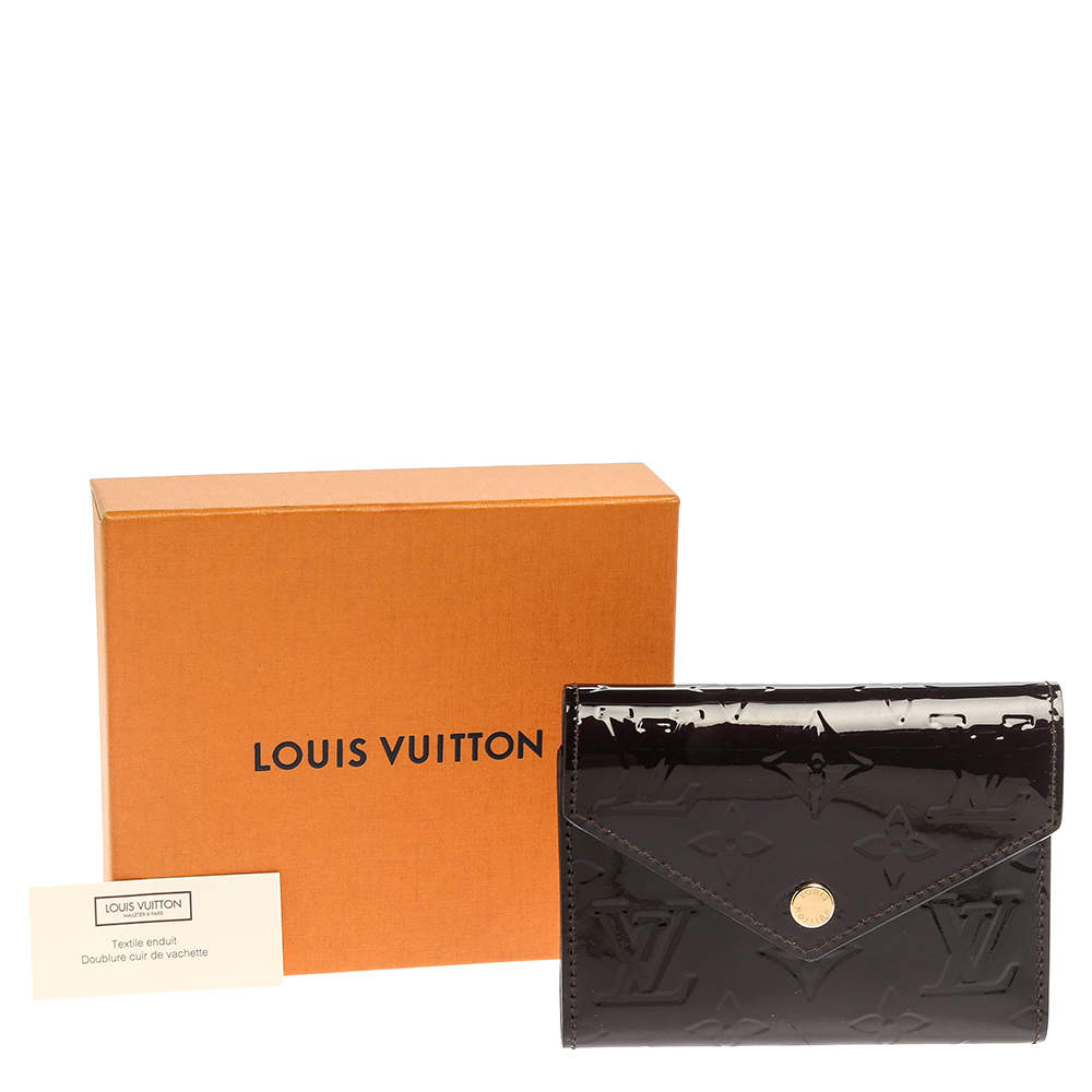 Louis Vuitton Victorine Amarante Vernis Wallet