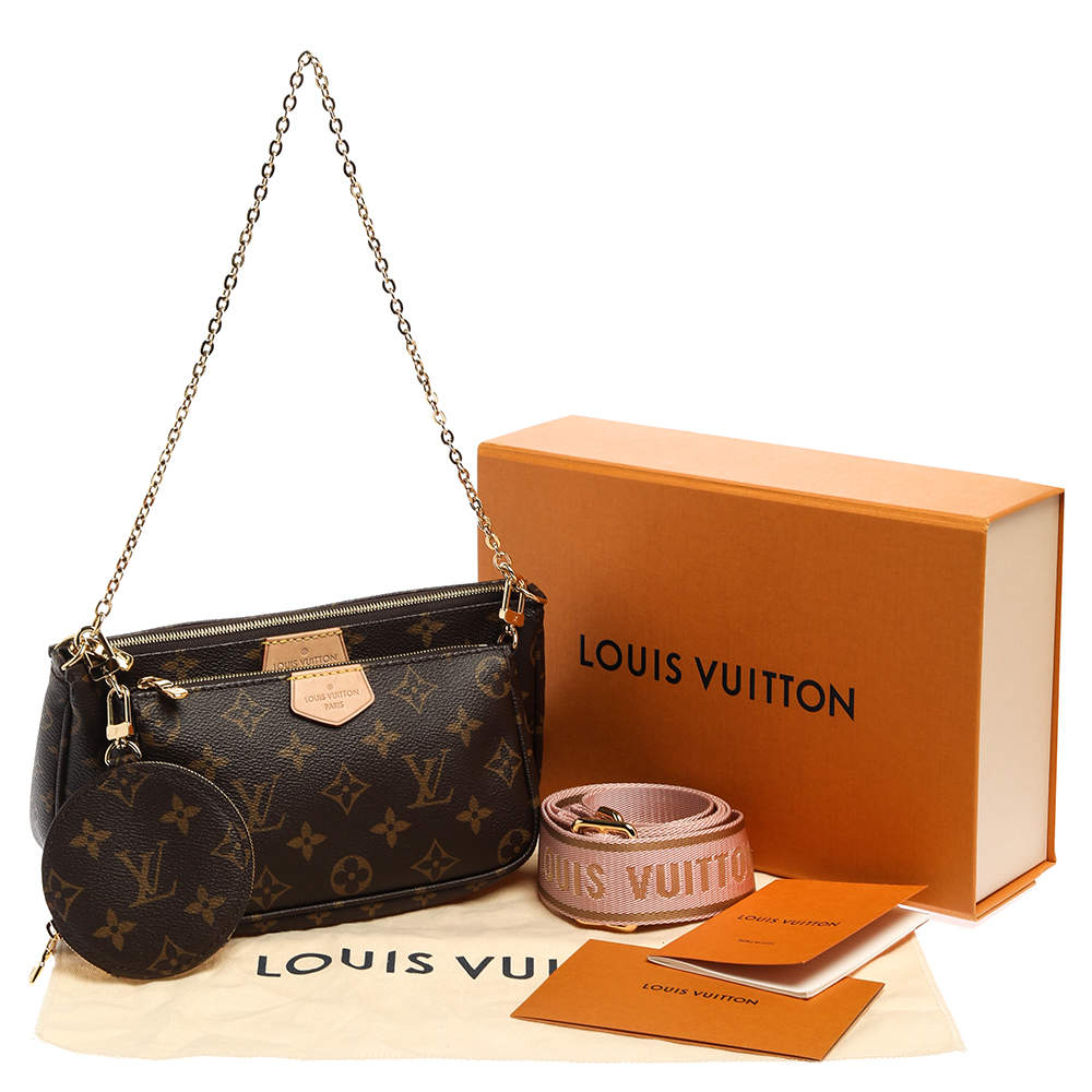 BNIB LOUIS VUITTON Multi Pochette Accessories Kaki Green